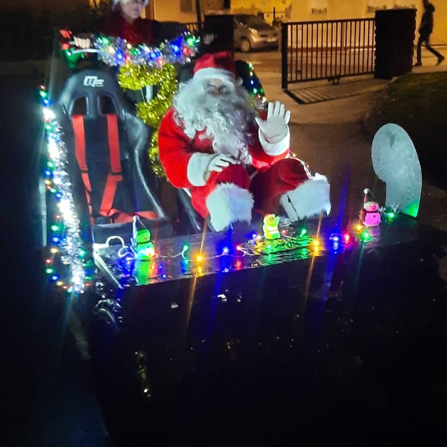 Père Noël en traineau